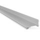Aluminium muurprofiel, 100 cm, blank aluminium